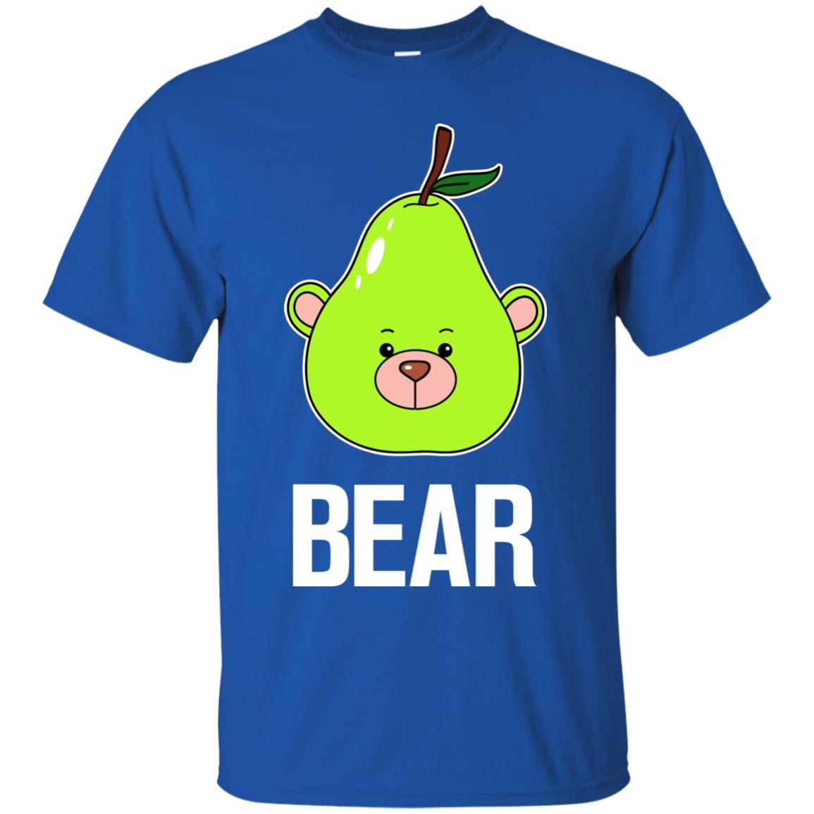 Bear Funny Summer Melon Fruit Shirt Royal