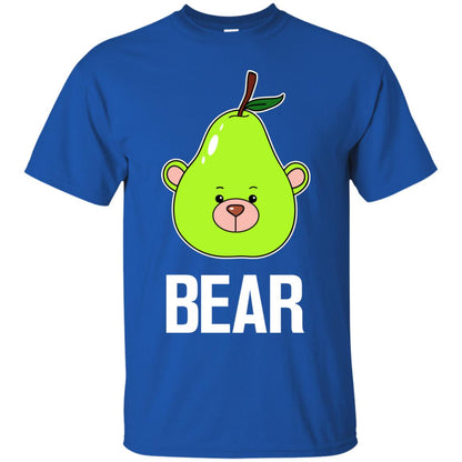 Bear Funny Summer Melon Fruit Shirt Royal