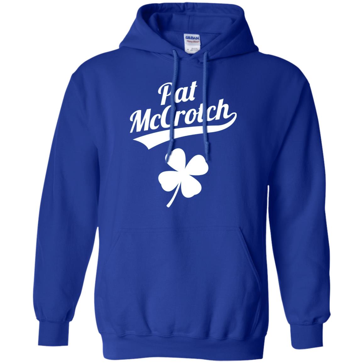 Funny Pat Mccrotch St. Patricks Shamrock T-shirt Royal