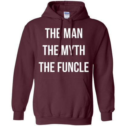 Uncle T-shirt The Man The Myth The Funcle Maroon