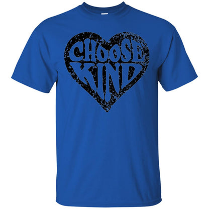 Anti Bullying T-shirt Choose Kind Movement Royal