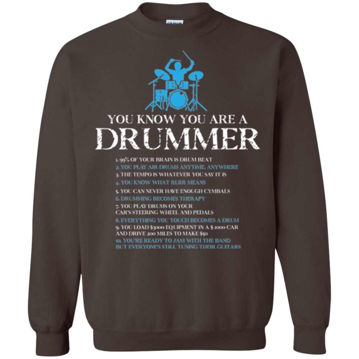 Drummer T-shirt You_re A Drummer Dark Chocolate