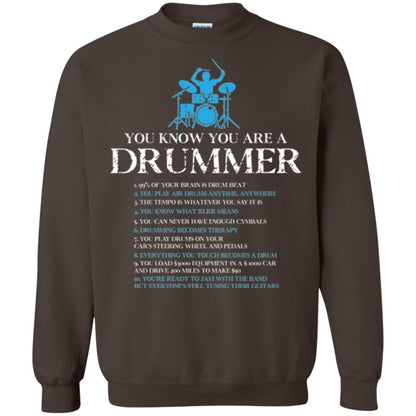 Drummer T-shirt You_re A Drummer Dark Chocolate