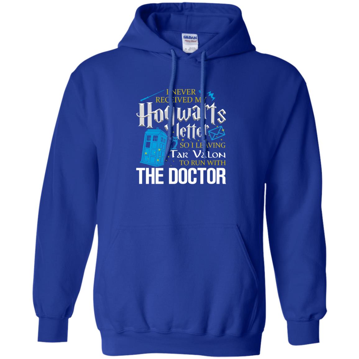 I Never Received My Hogwarts Letter So I Leaving Tar Valon To Run With The Doctor Harry Potter Fan Shirt Royal