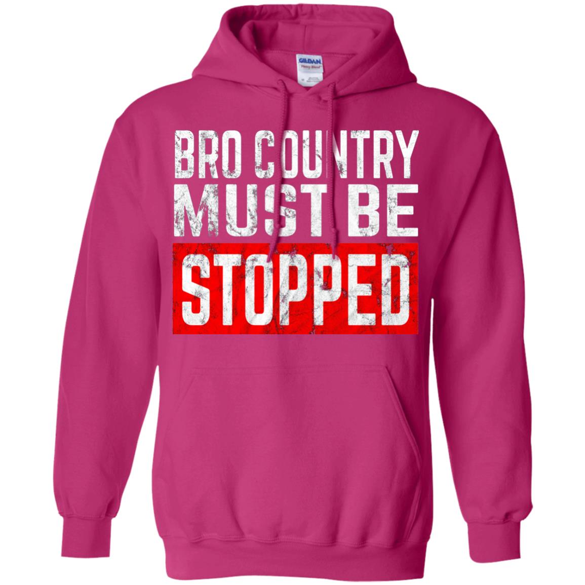 Bro Country Must Be Stopped Traditional Outlaw Country Shirt Heliconia