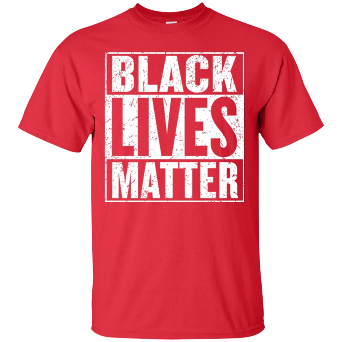 Black Pride African American Gift T-shirt Black Lives Matter Red