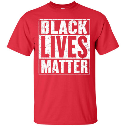 Black Pride African American Gift T-shirt Black Lives Matter Red