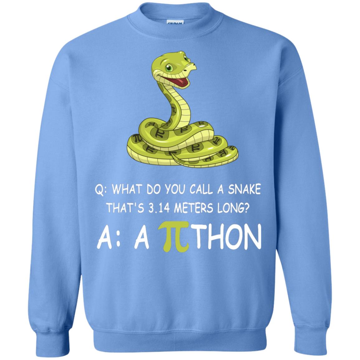 What Do You Call A Snake That's 3.14 Meters Long Shirt Carolina Blue