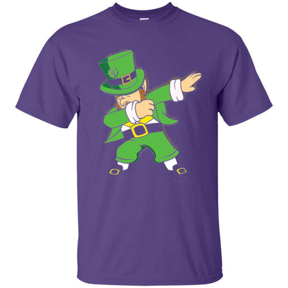 St. Patrick_s Day T-shirt Irish Dabbing T-shirt Purple
