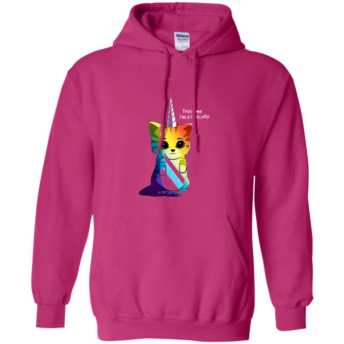 Cat Lovers T-shirt Caticorn Rainbow Trust Me I_m A Unicorn Heliconia