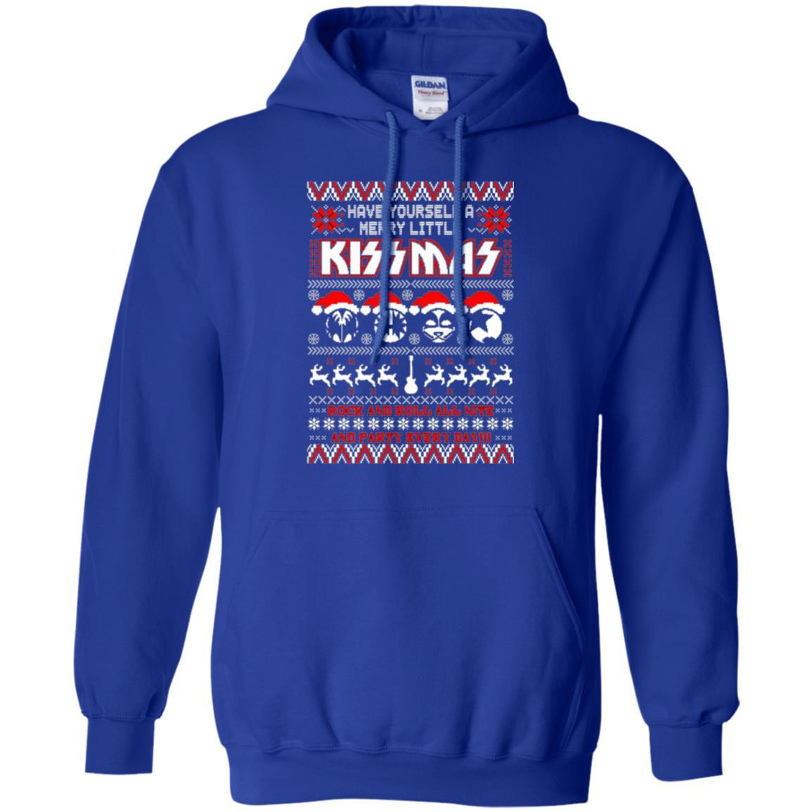 Christmas T-shirt Have Yourself A Merry Little Kissmas Royal
