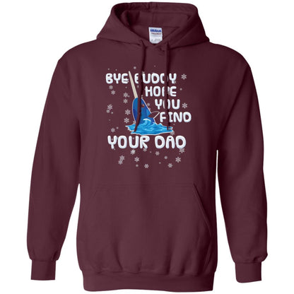 Funny Narwhal T-shirt Bye Buddy Hope You Find Your Day Maroon