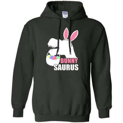 Bunnysaurus Easter Dinosaur Lover Shirt Forest Green