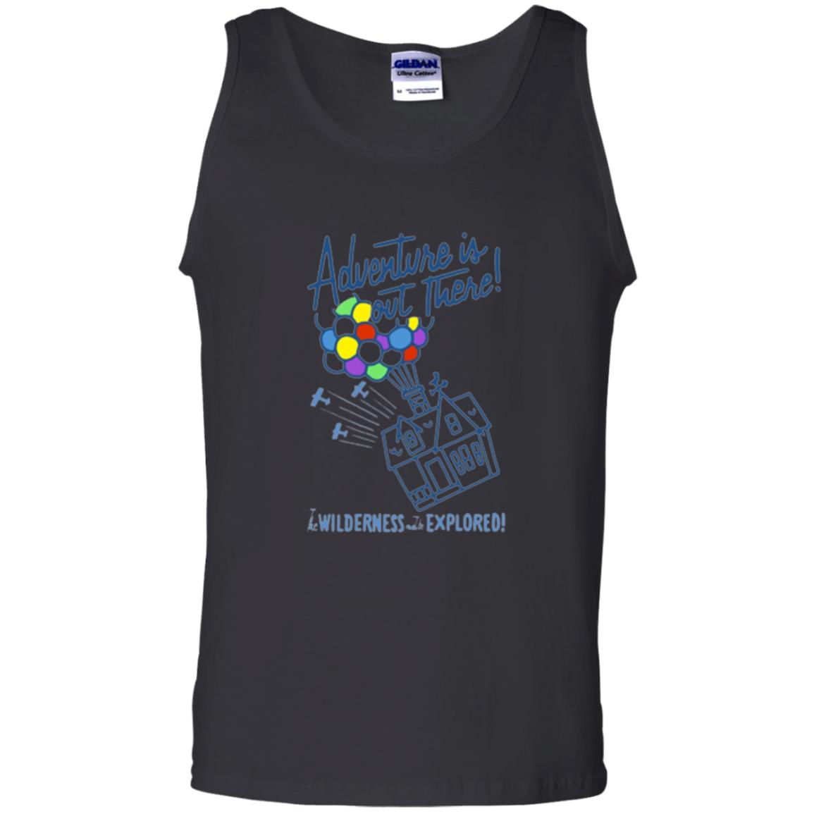 Adventure Is Out There T-shirt Black