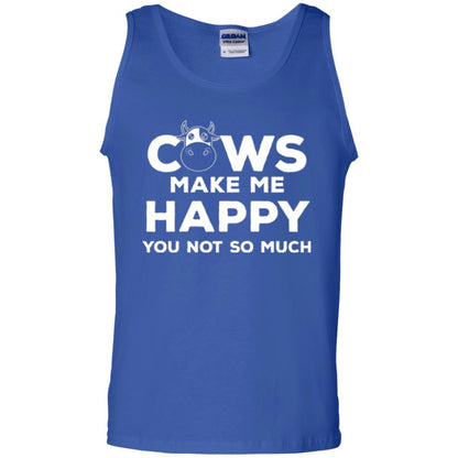 Cows Lover T-shirt Cow Make Me Happy You Not So Much Royal