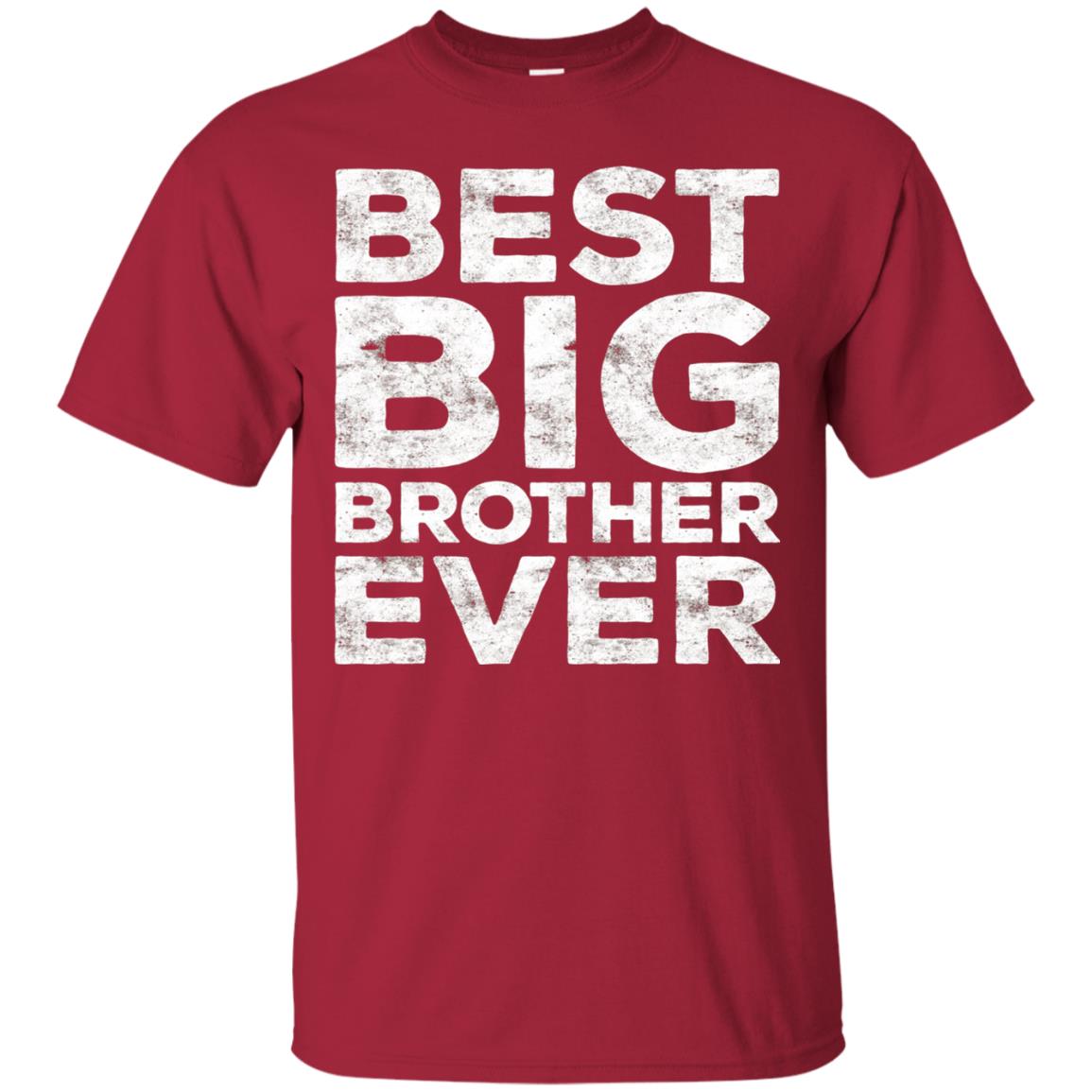 Best Big Brother Ever Family T-shirt Cardinal