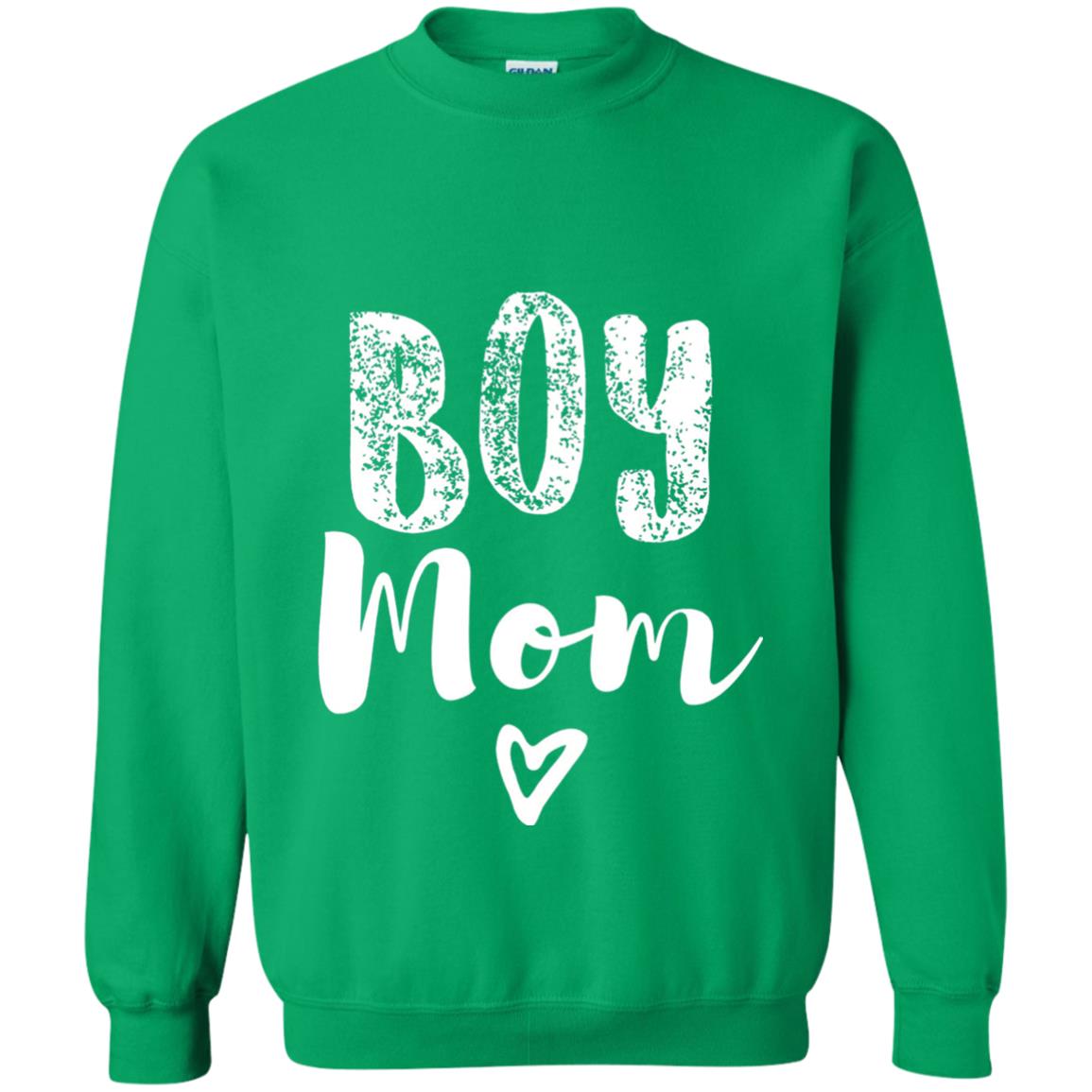 Cute Boy Mom T-shirt Irish Green