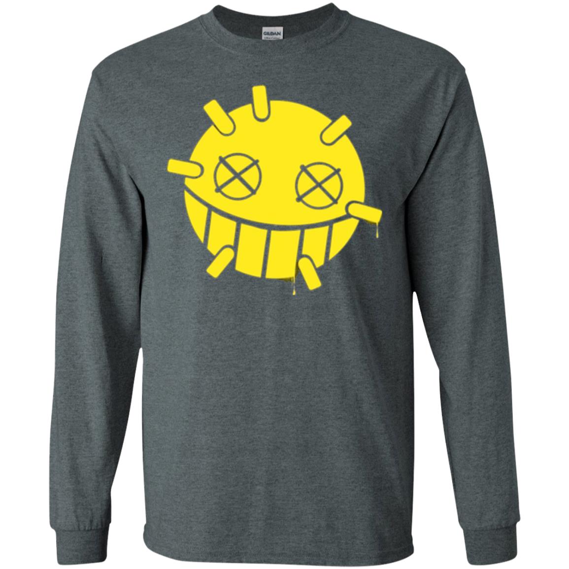 Overwatch Junkrat Smiley Spray T-shirt Dark Heather
