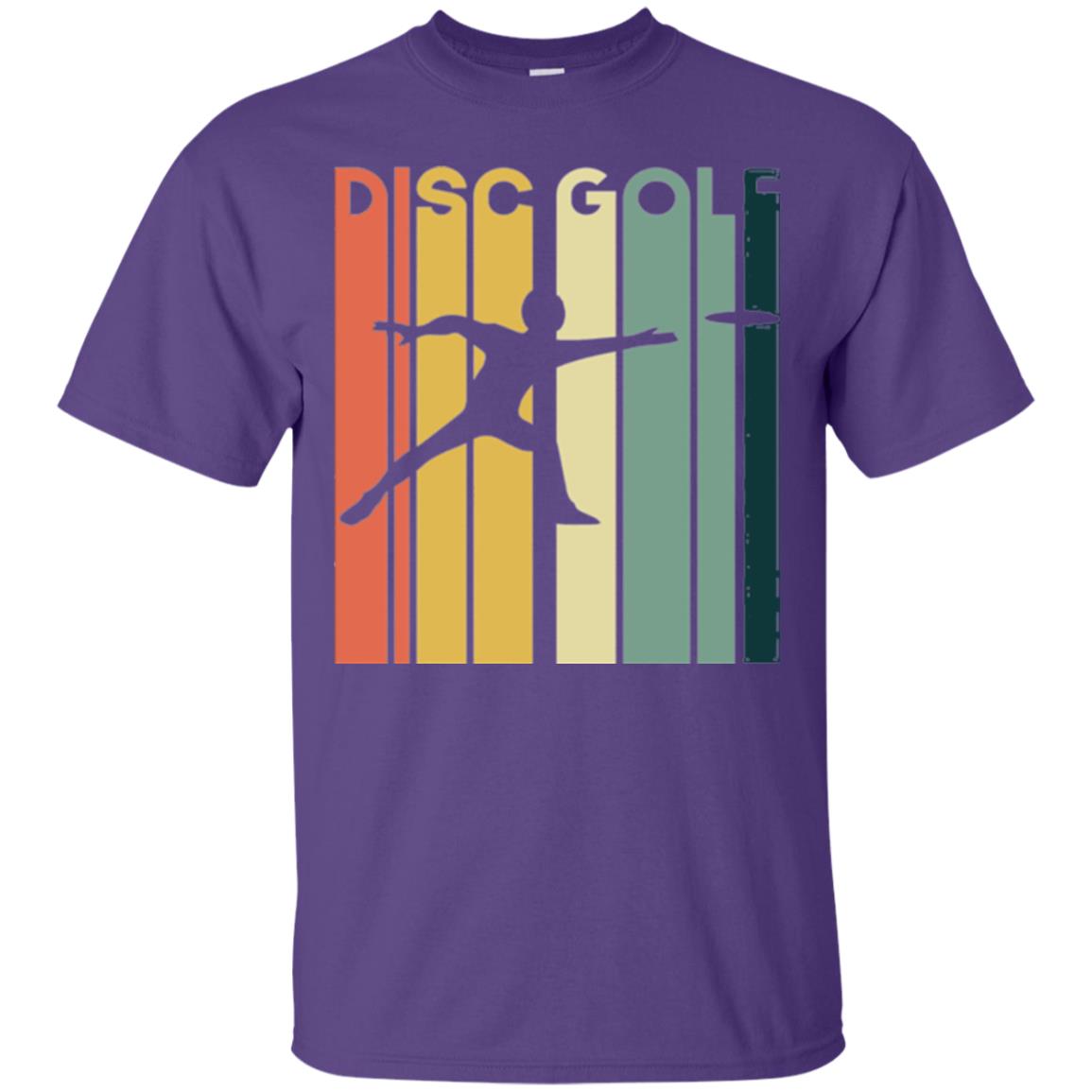 Disc Golf Retro Vintage T-shirt Purple