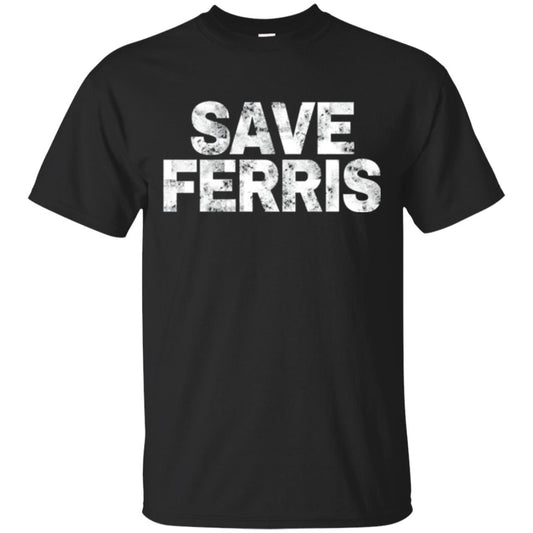 Movie T-shirt Save Ferris 80s Black