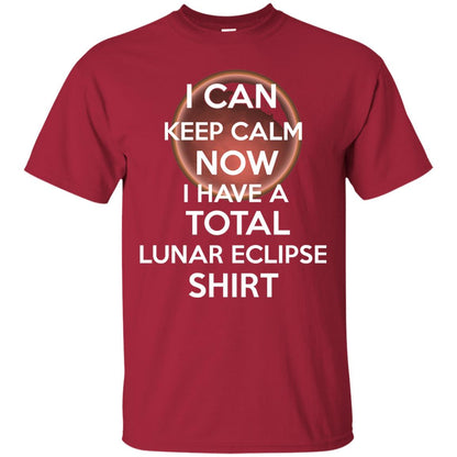 Lunar Eclipse 2018 Shirt Blood Moon Keep Calm Now T-shirt Cardinal