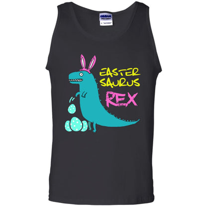 Easter Saurus Trex Bunny Dinosaur T-shirt Black