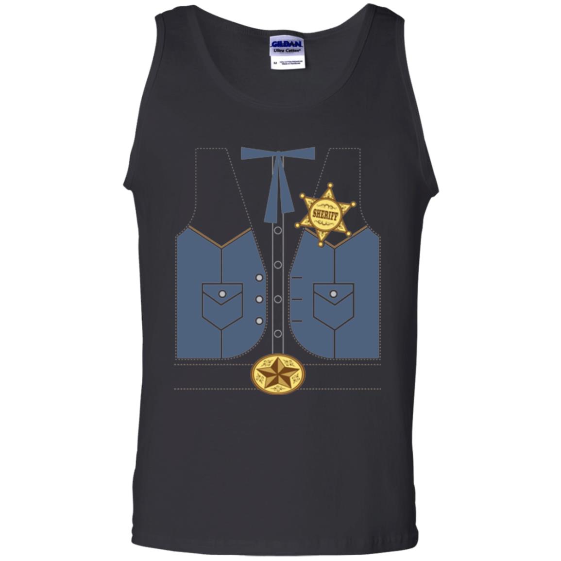 Western Cowboy Sheriff T-shirt Black