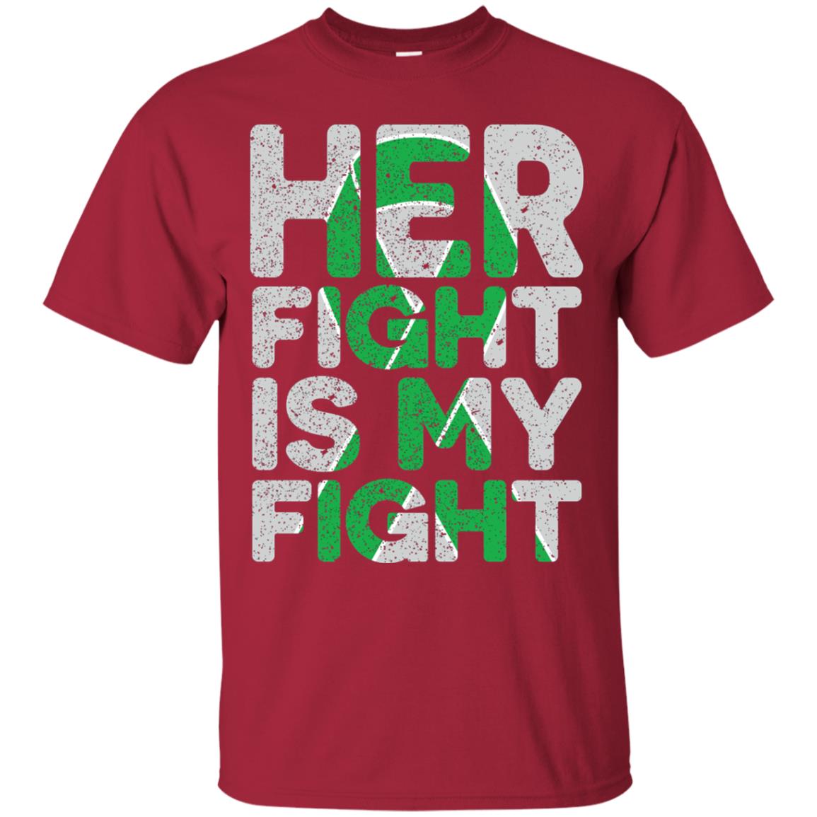 Her Fight Is My Fight Cerebral Palsy Support Shirt Cardinal