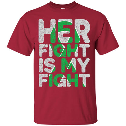 Her Fight Is My Fight Cerebral Palsy Support Shirt Cardinal