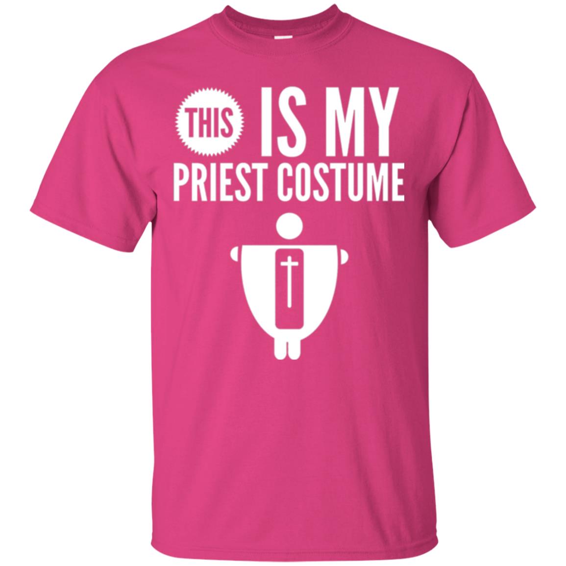 Halloween T-shirt This Is My Priest Heliconia