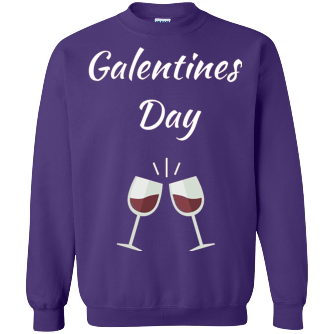 Valentines Alternative Galentines Day T-shirt Purple