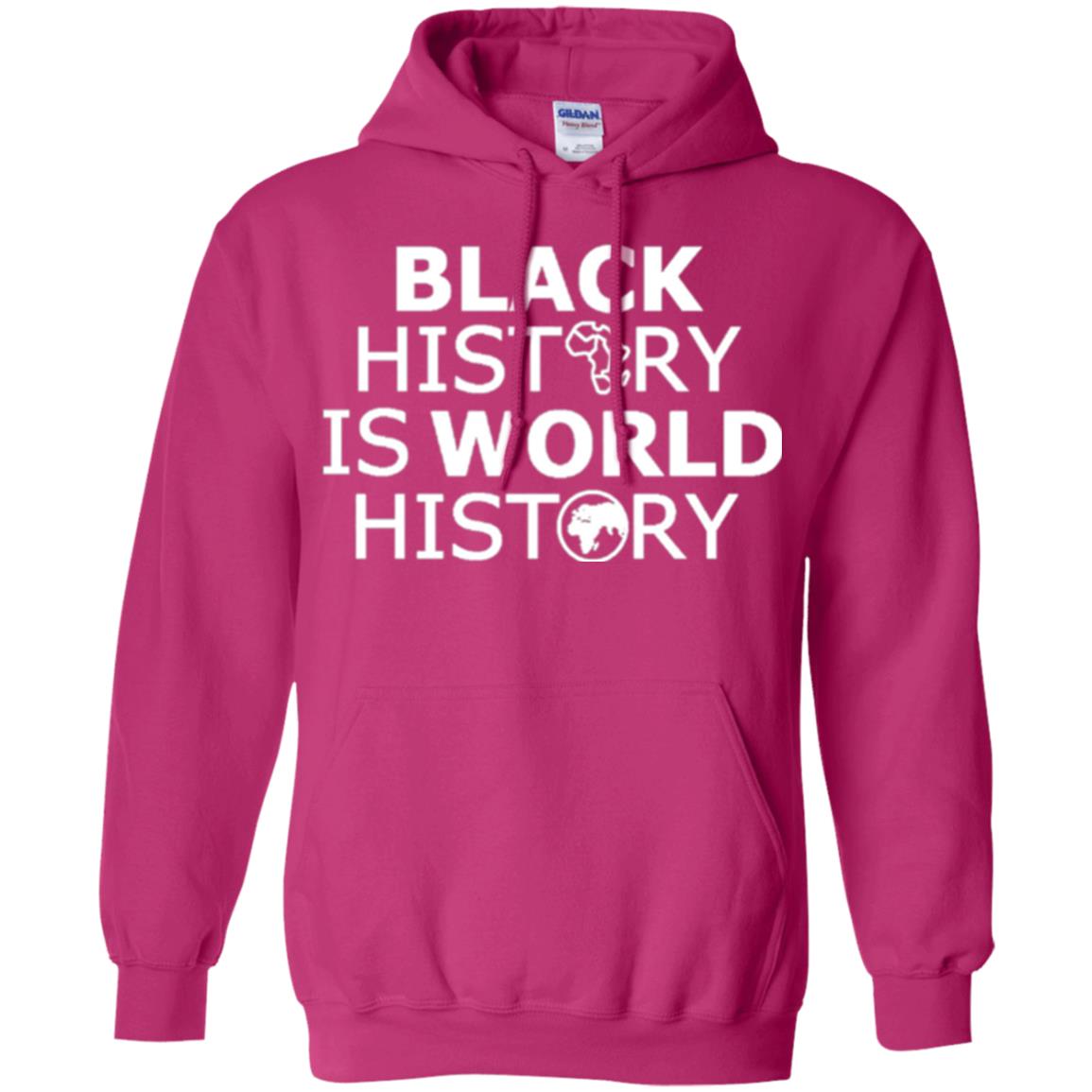 Black History Is World History T-shirt Heliconia