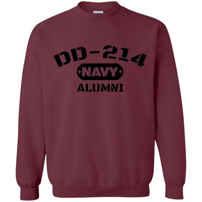 Dd-214 Us Navy Alumni T-shirt Maroon