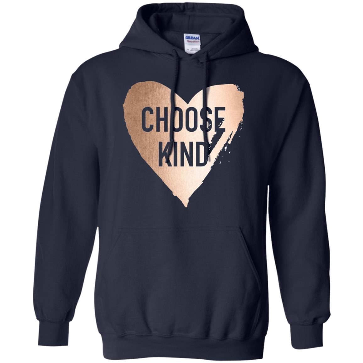Choose Kind Anti Bullying Rose Gold T-shirt Navy