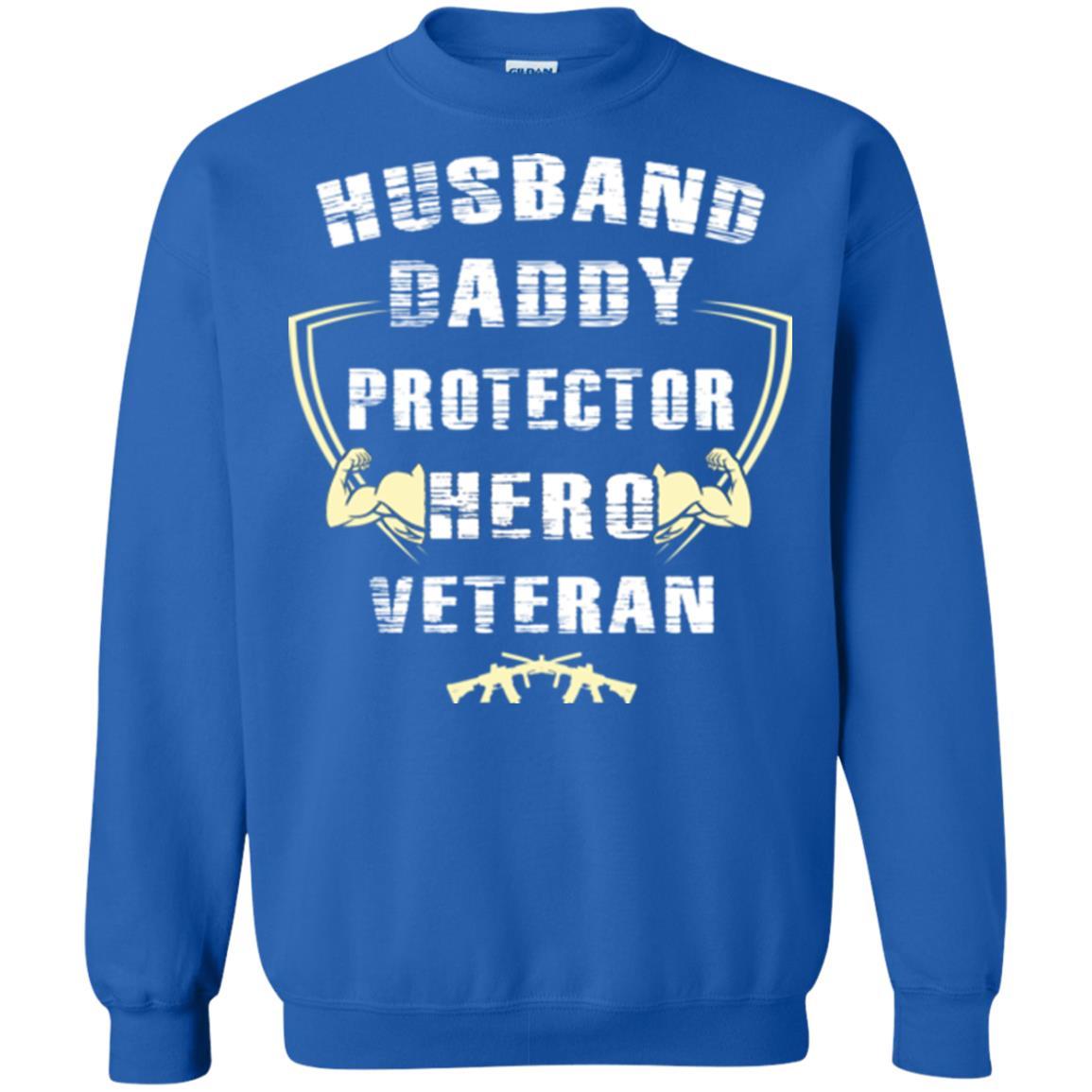 Husband Daddy Protector Hero Veretan T-shirt Royal