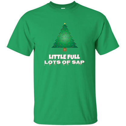 Christmas T-shirt Little Full Lots Of Sap Irish Green