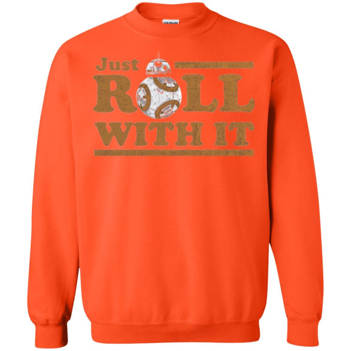 Movie T-Shirt Just Roll With You Orange