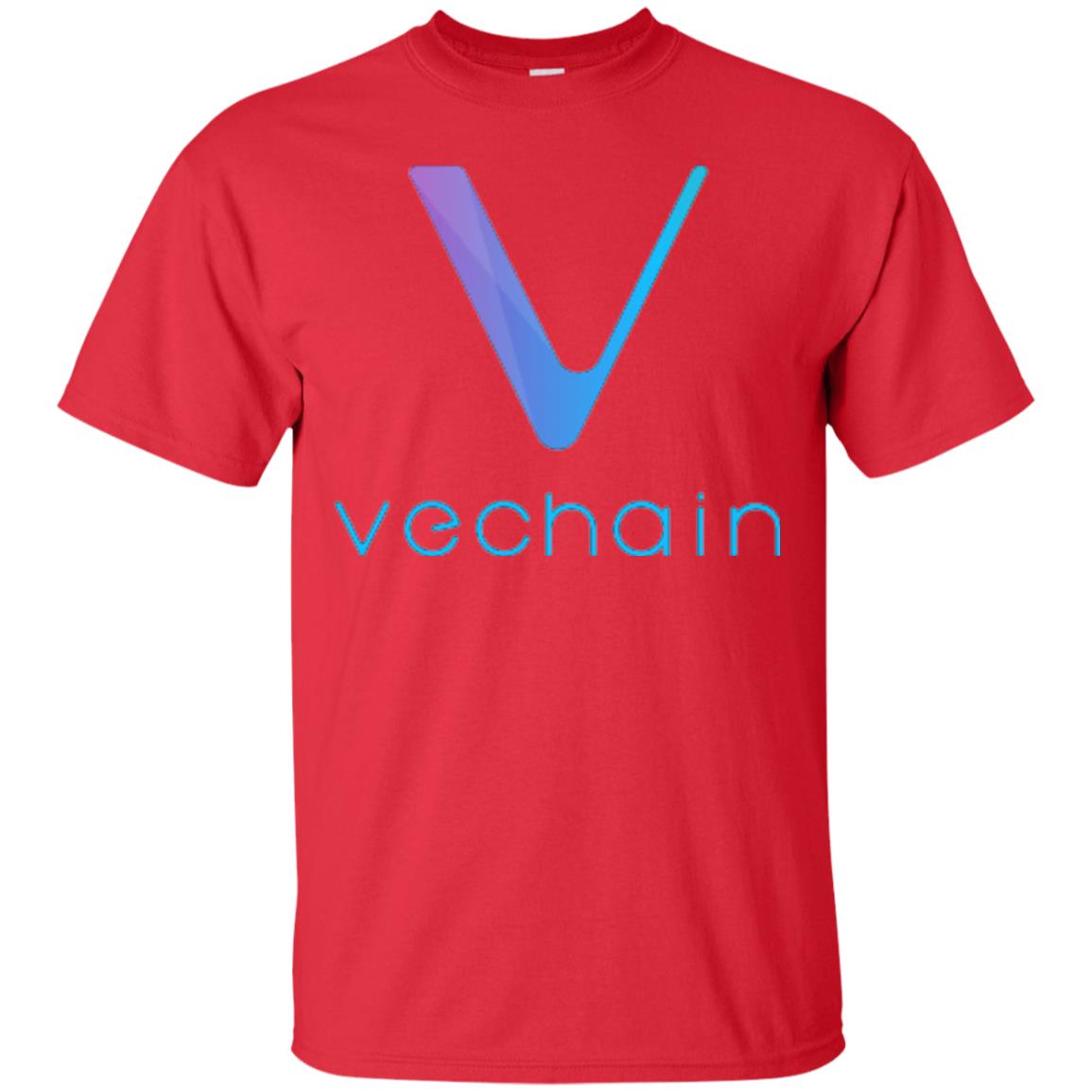 Vechain Ven Cryptocurrency Blockchain T-shirt Red