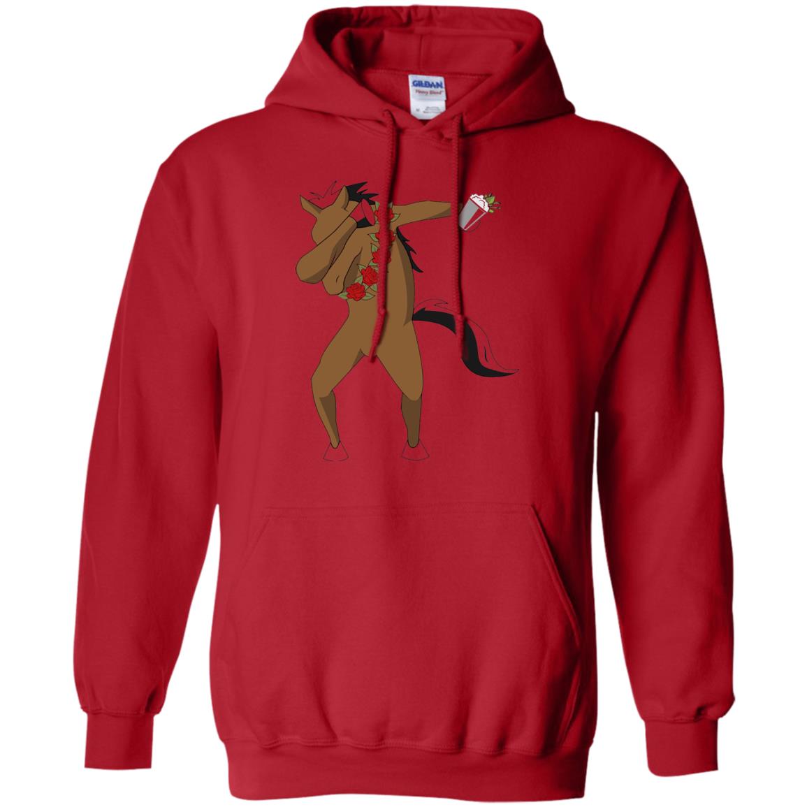 Derby Party 2018 Funny Dabbing Horse Shirt Red