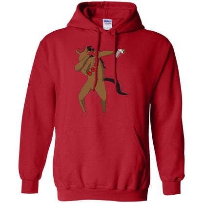 Derby Party 2018 Funny Dabbing Horse Shirt Red