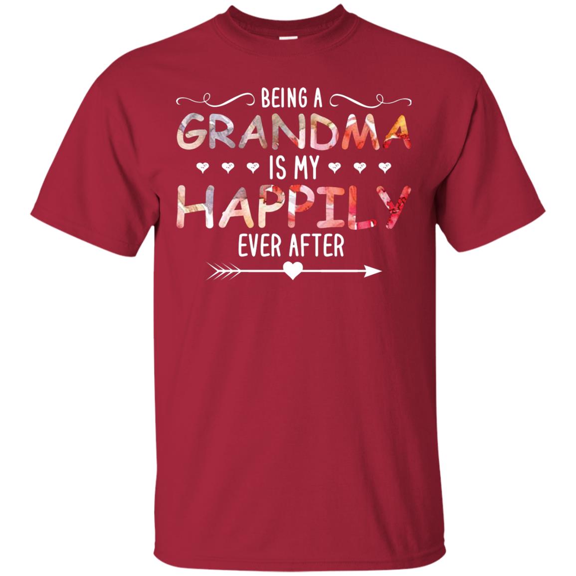 Being Grandma Is My Happily Ever After Parent_s Day Shirt For Grandmother Cardinal