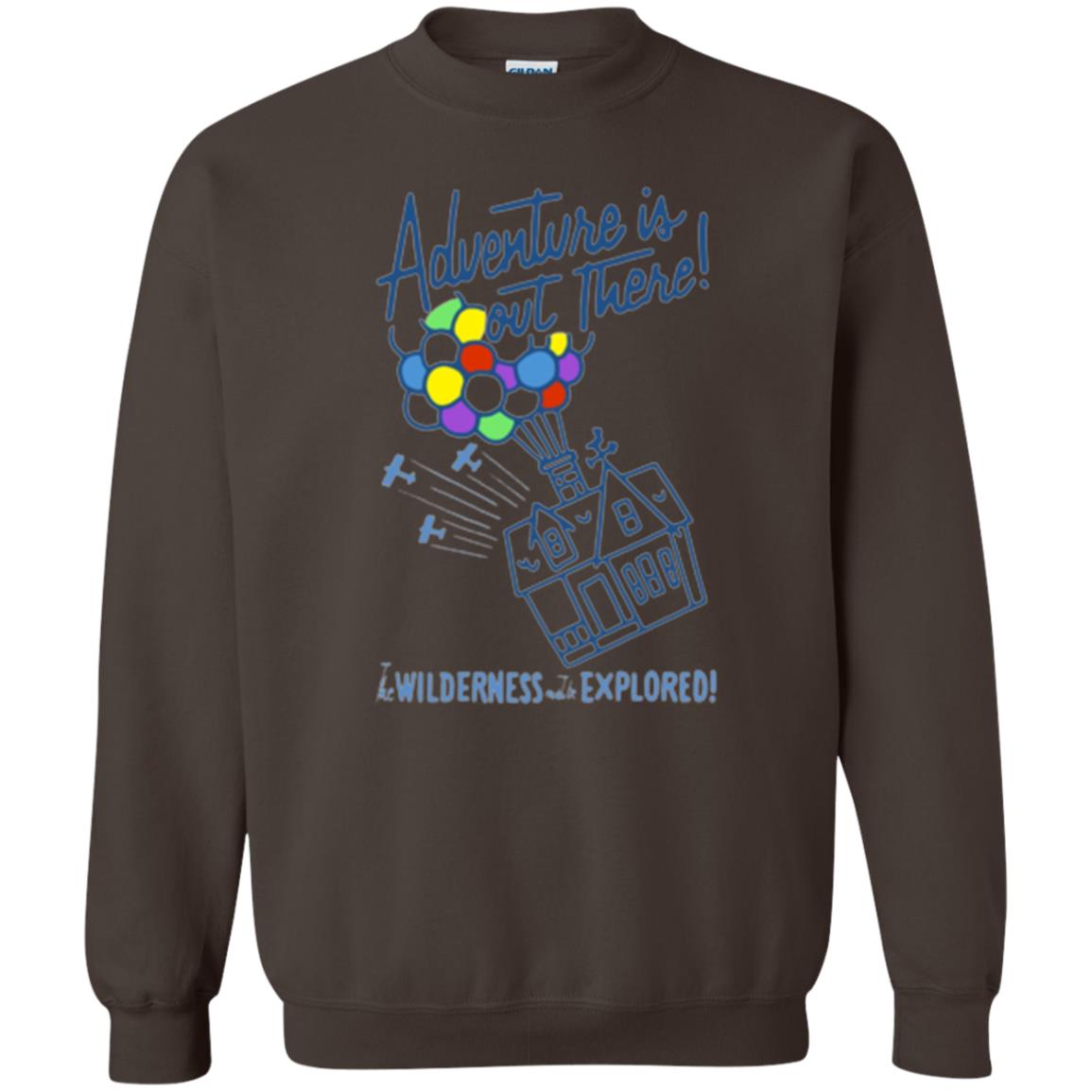 Adventure Is Out There T-shirt Dark Chocolate