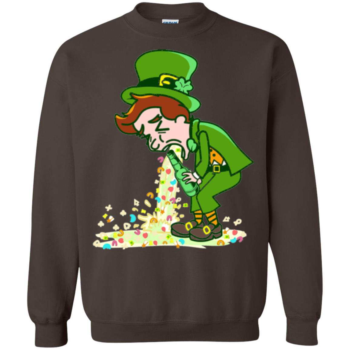Saint Patty's Day Leprechaun St. Patricks Day T-shirt Dark Chocolate