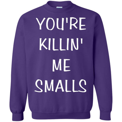 You_re Killin Me Smalls Funny Cute Baseball Shirt Purple
