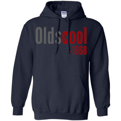 Oldscool 1968 Funny Old School 50th Birthday Gift T-shirt Navy