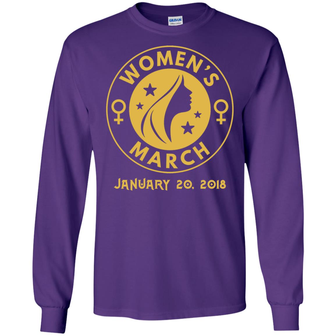 Women_s Right T-shirt Women_s March January 20th 2018 Protest Purple