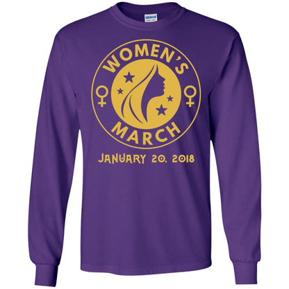 Women_s Right T-shirt Women_s March January 20th 2018 Protest Purple