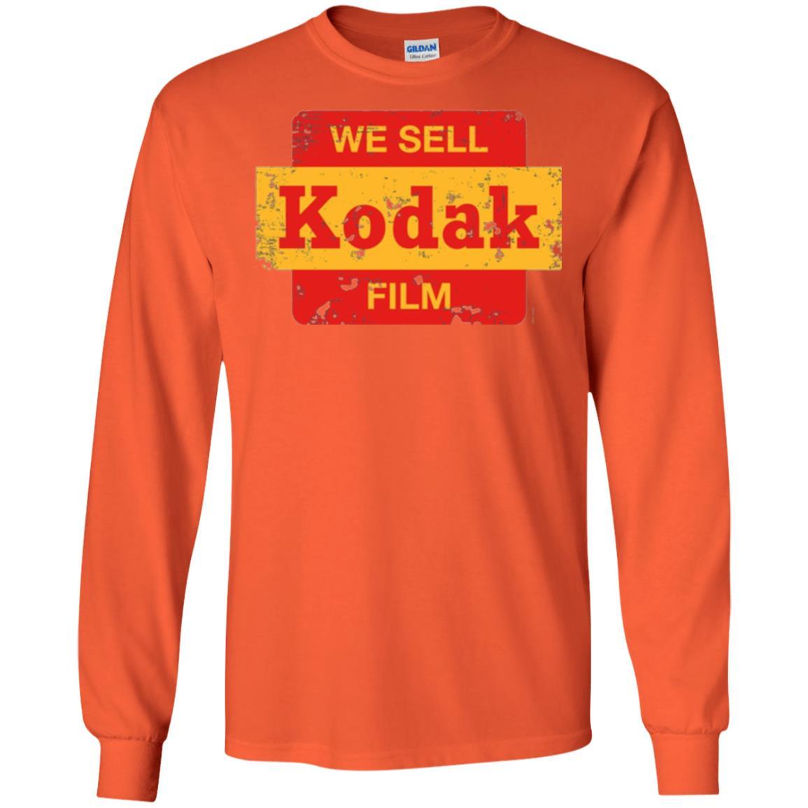 Film T-shirt Vintage We Sell Kodak Film Orange