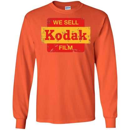 Film T-shirt Vintage We Sell Kodak Film Orange