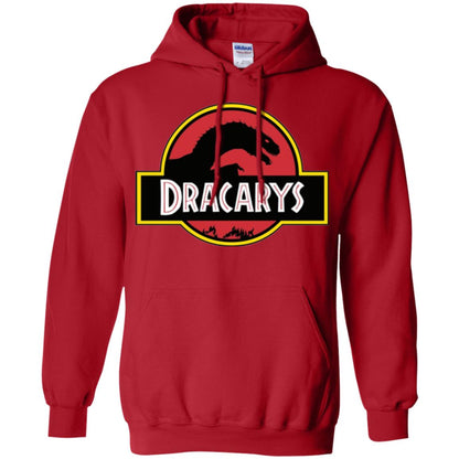 Dracarys Dragon Dinosaur T-shirt Red